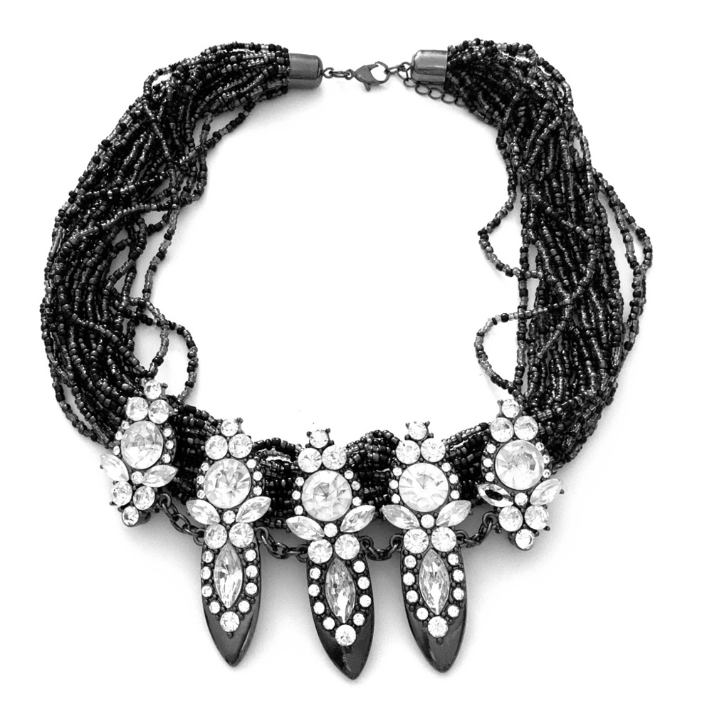 Beaded & Jeweled Necklace